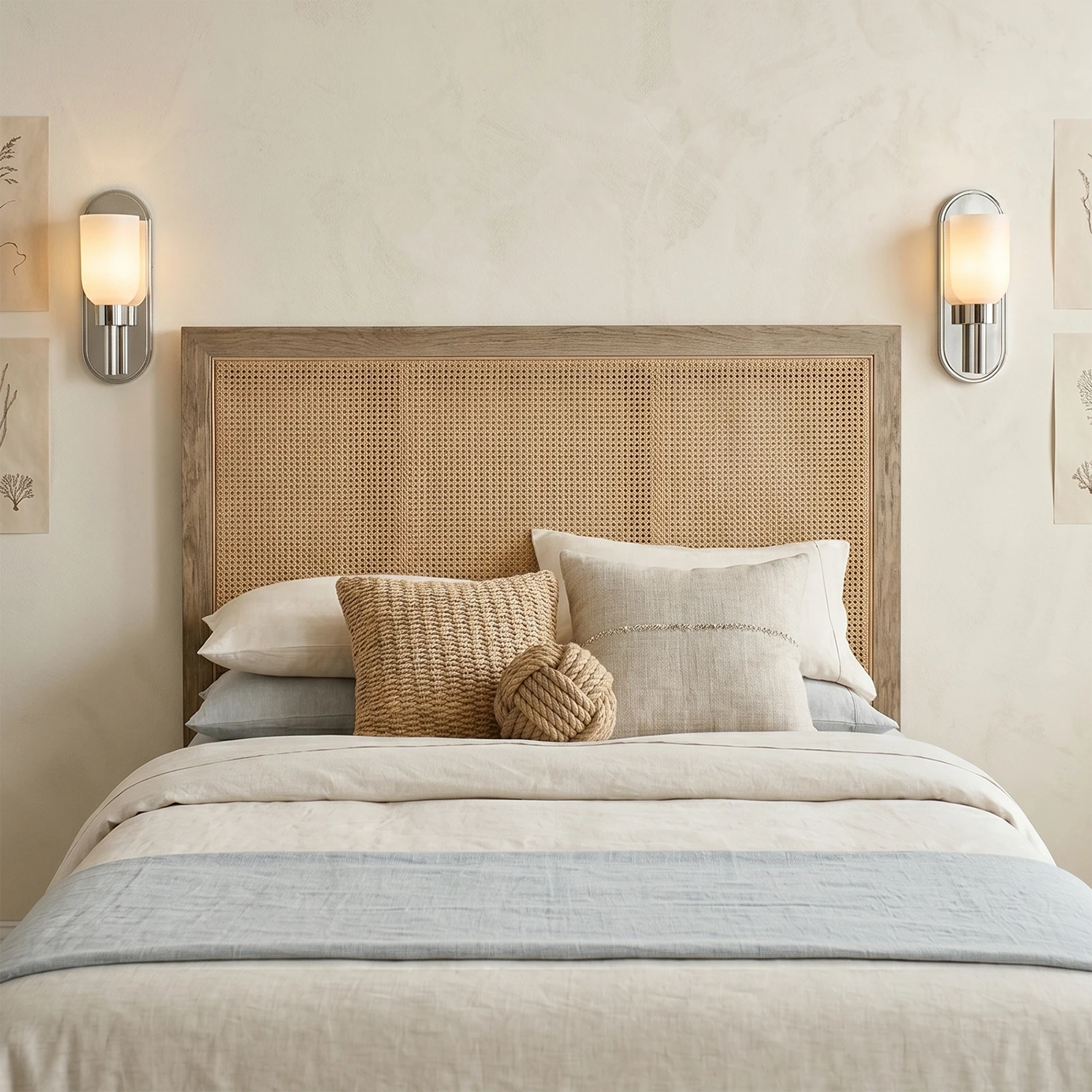 Alabaster Aurinde Wall Lamp - Guest Room Bedhead Pair Set | HoaiLamp