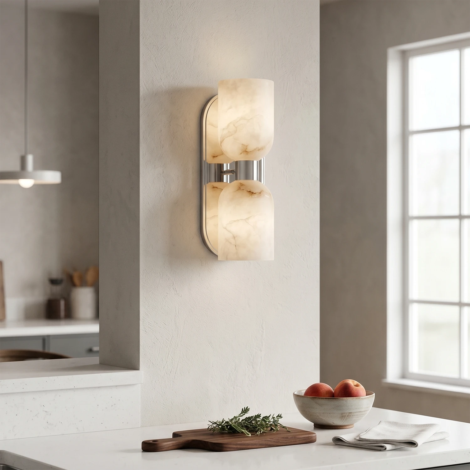 Alabaster Aurinde Wall Lamp - Modern Kitchen Accent Lighting | HoaiLamp