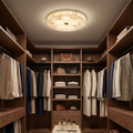 Alabaster Disk Ceiling Light - Walk-in Closet
