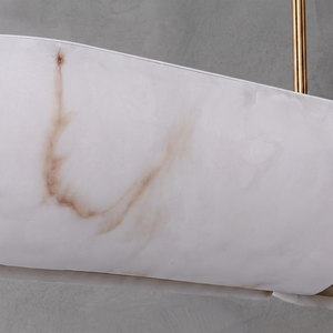 Astrelle Alabaster Linear Pendant Light - view 14 | Hoailamp