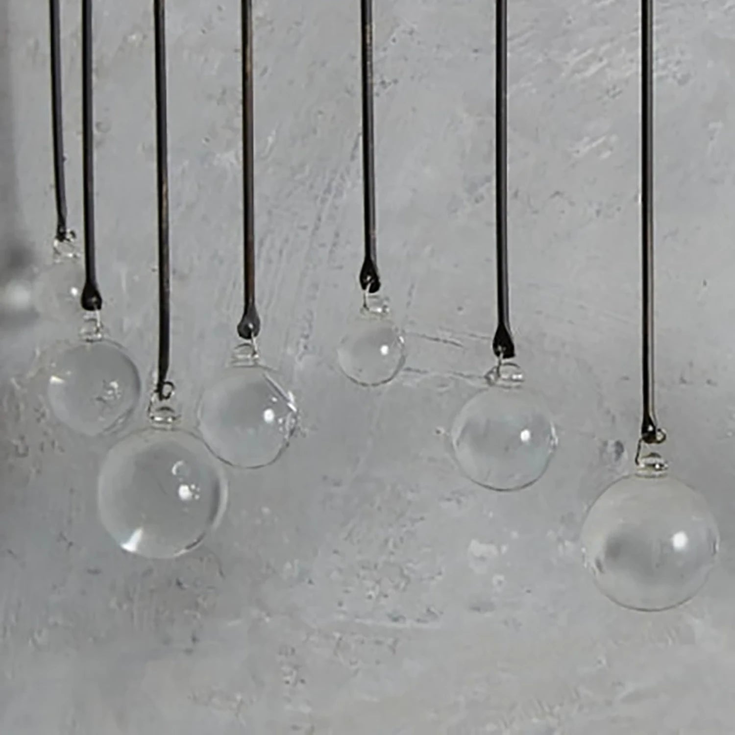 Aubreye 2-Light Sconce - Crystalline Raindrop Texture | HoaiLamp