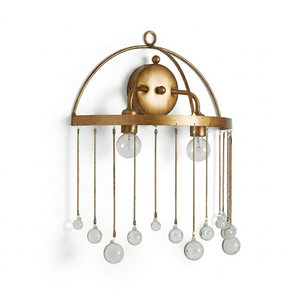 Aubreye 2-Light Sconce - Studio White Background Silhouette
