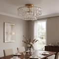Aurelia Handcrafted Wave Ribbon Glass Ceiling Light
