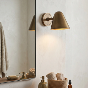 Montfaucon Wall Sconce - Minimalist Master Bath Sconce Pair | HoaiLamp