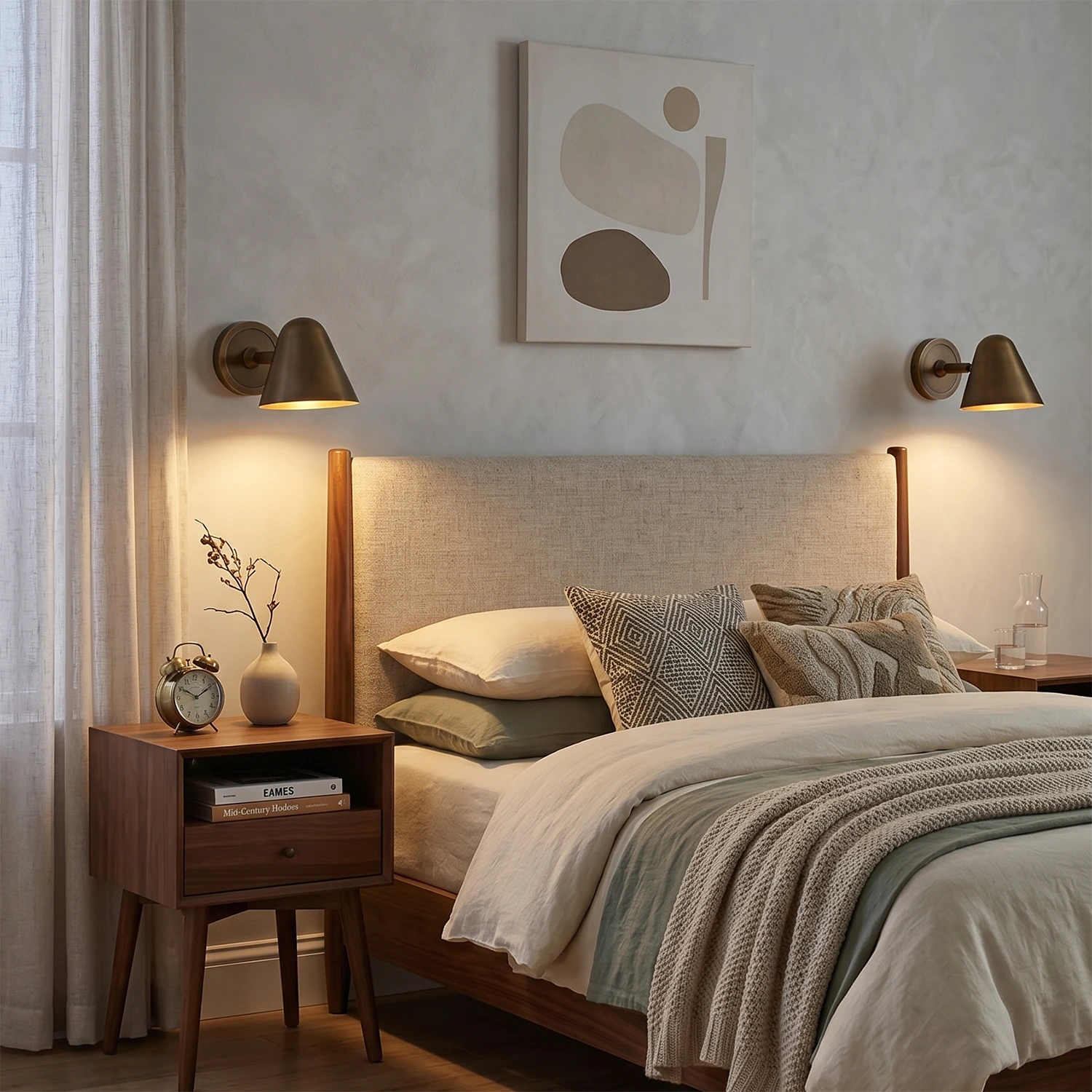 Montfaucon Wall Sconce - Bedroom Symmetrical Bedside Accent | HoaiLamp
