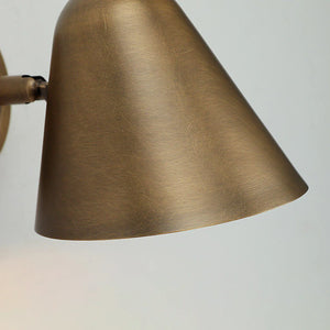 Montfaucon Wall Sconce - Antique Brass Patina Close-Up Detail | HoaiLamp