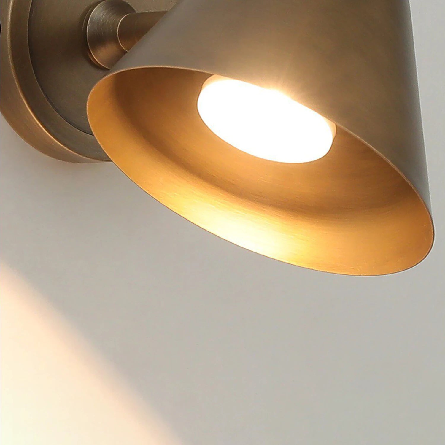 Montfaucon Wall Sconce - Internal Gold Shade Light Diffusion | HoaiLamp
