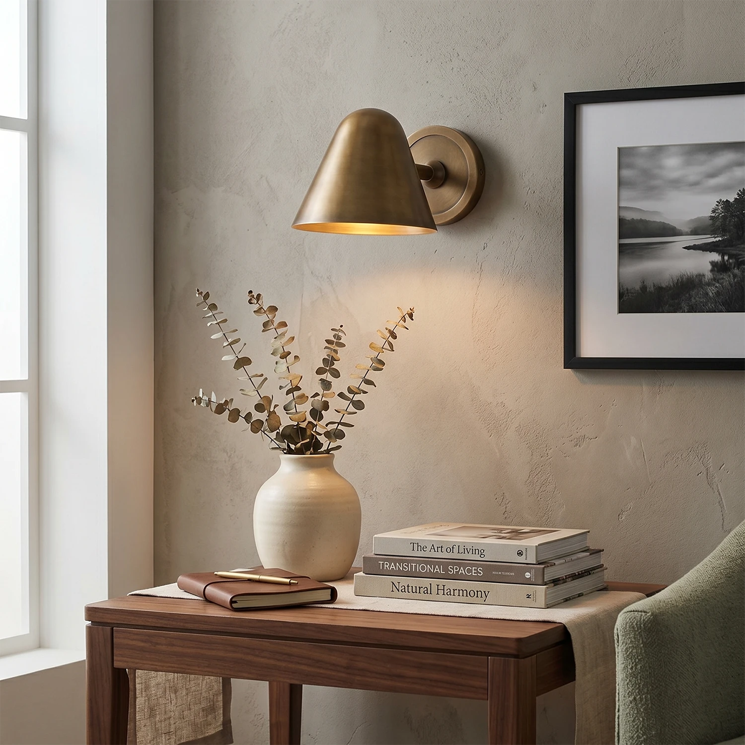 Montfaucon Wall Sconce - Reading Nook Warm Glow Ambiance | HoaiLamp