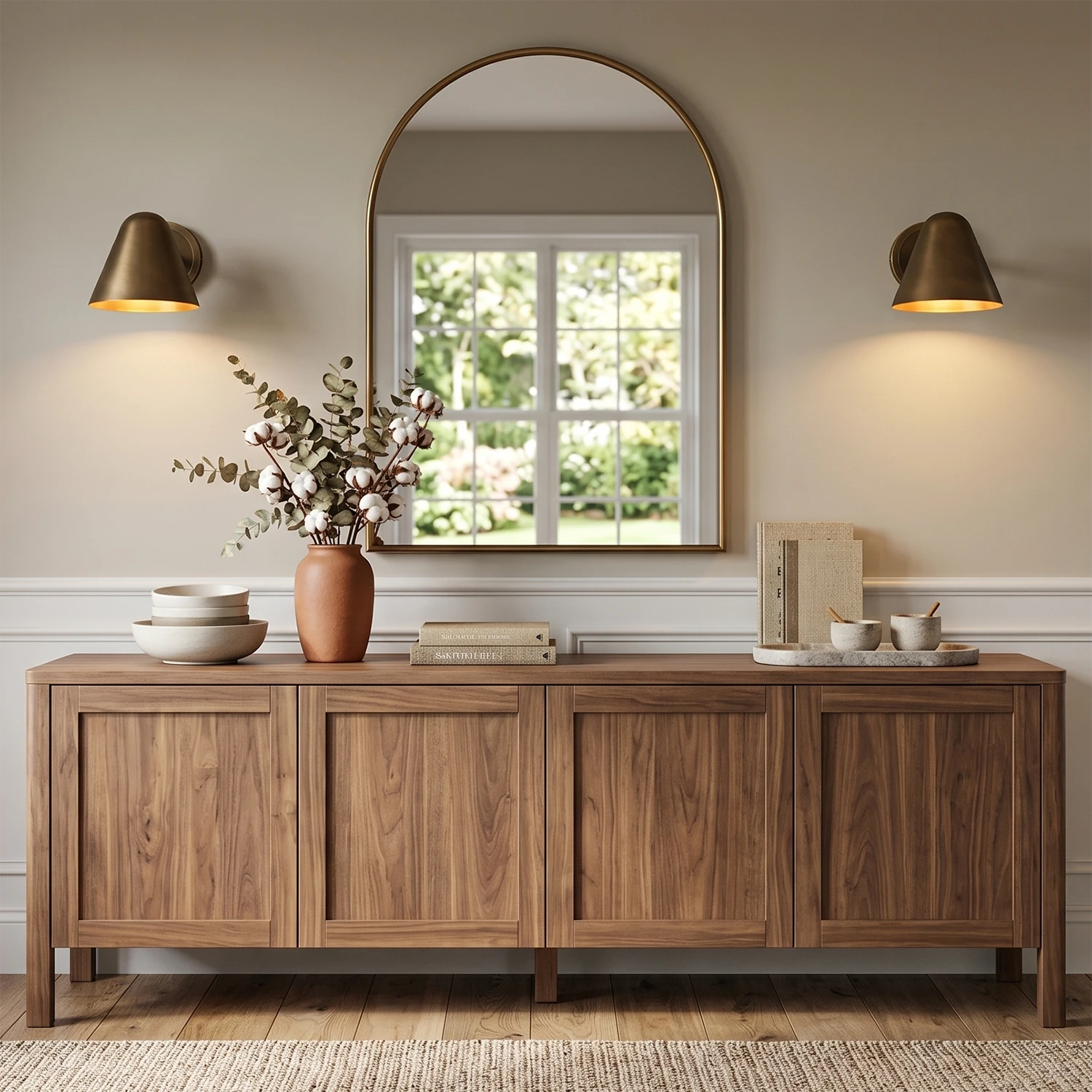 Montfaucon Wall Sconce - Japandi Sideboard Display Lighting | HoaiLamp