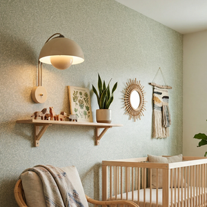 Flower Bud Wall Lamp - Soft Sand Beige Living Room Shelf Light | HoaiLamp