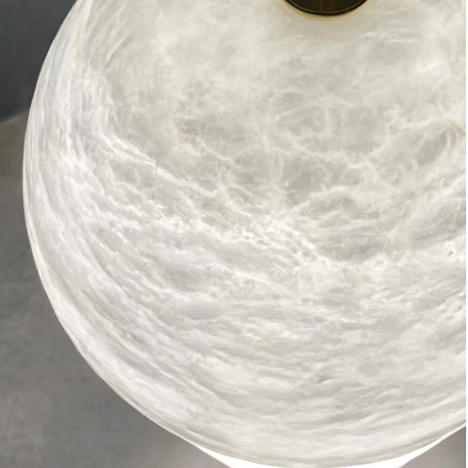 Blimp Alabaster Pendant - Macro View of Veined Stone Texture | HoaiLamp