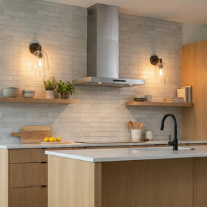 Bloomz Glass Flute Sconce - Modern Kitchen Backsplash Ambient Lighting | HoaiLamp