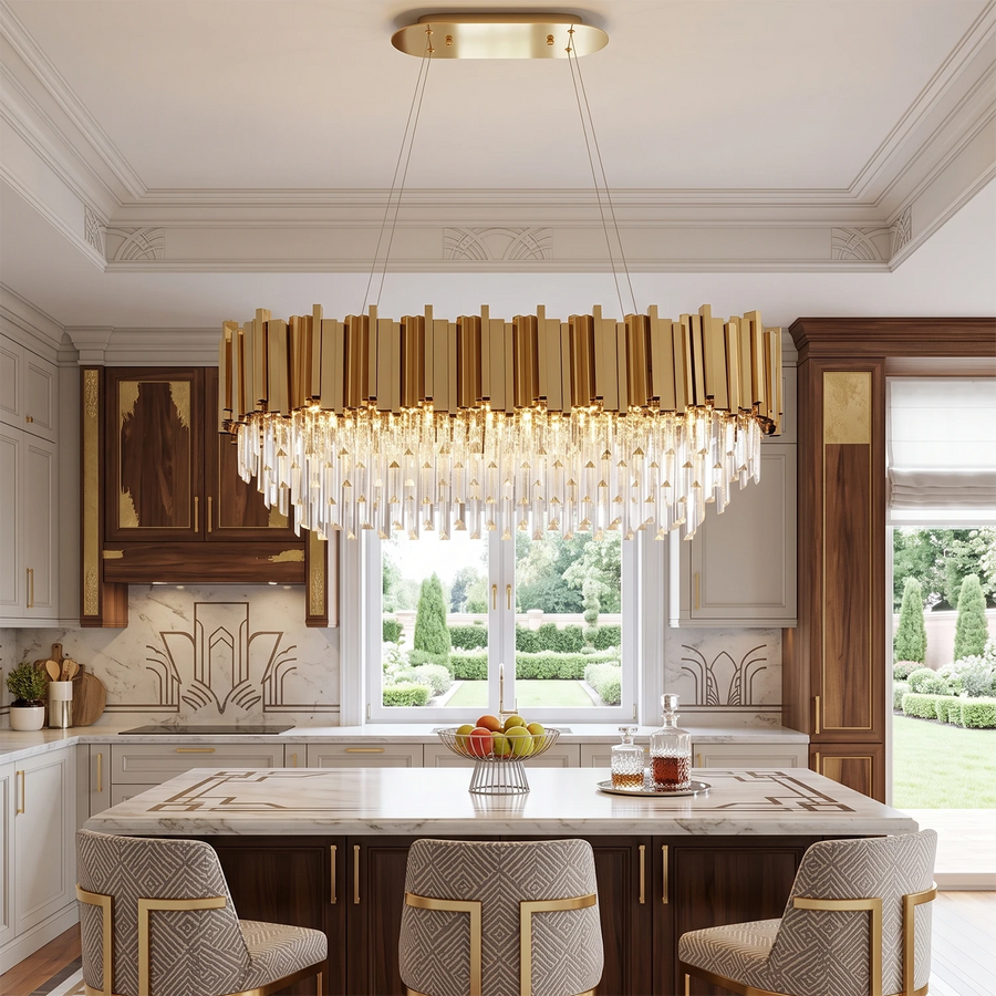 Bourbons Alphonsus Crystal Chandelier | Hoailamp