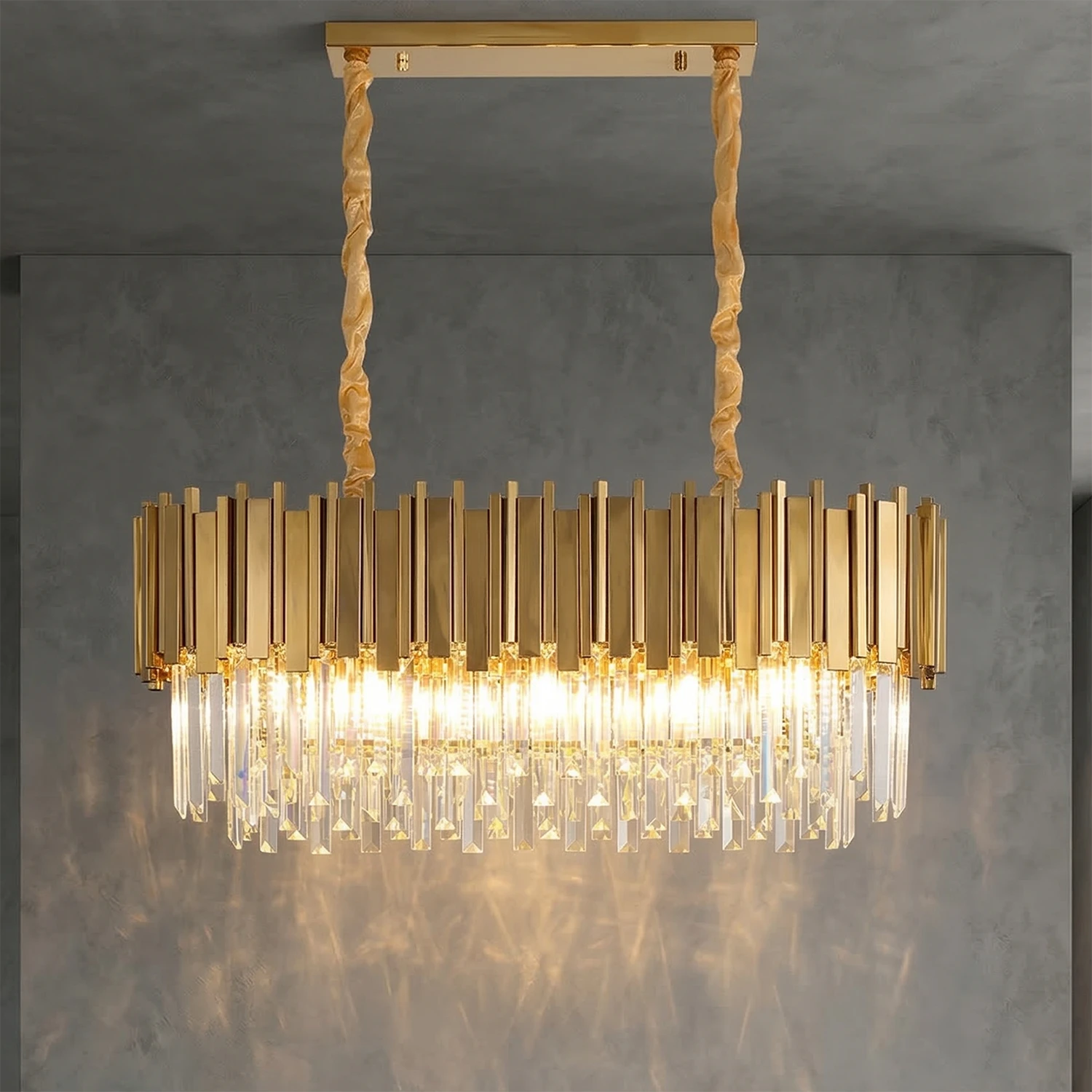 Bourbons Alphonsus Crystal Chandelier