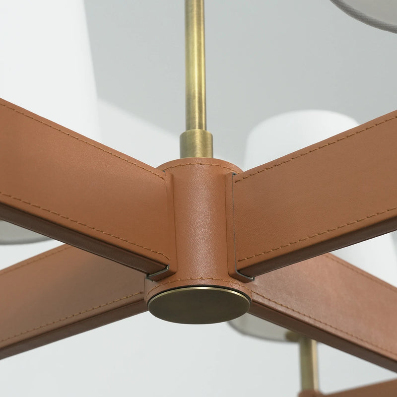 Genuine Leather-Wrapped Frame