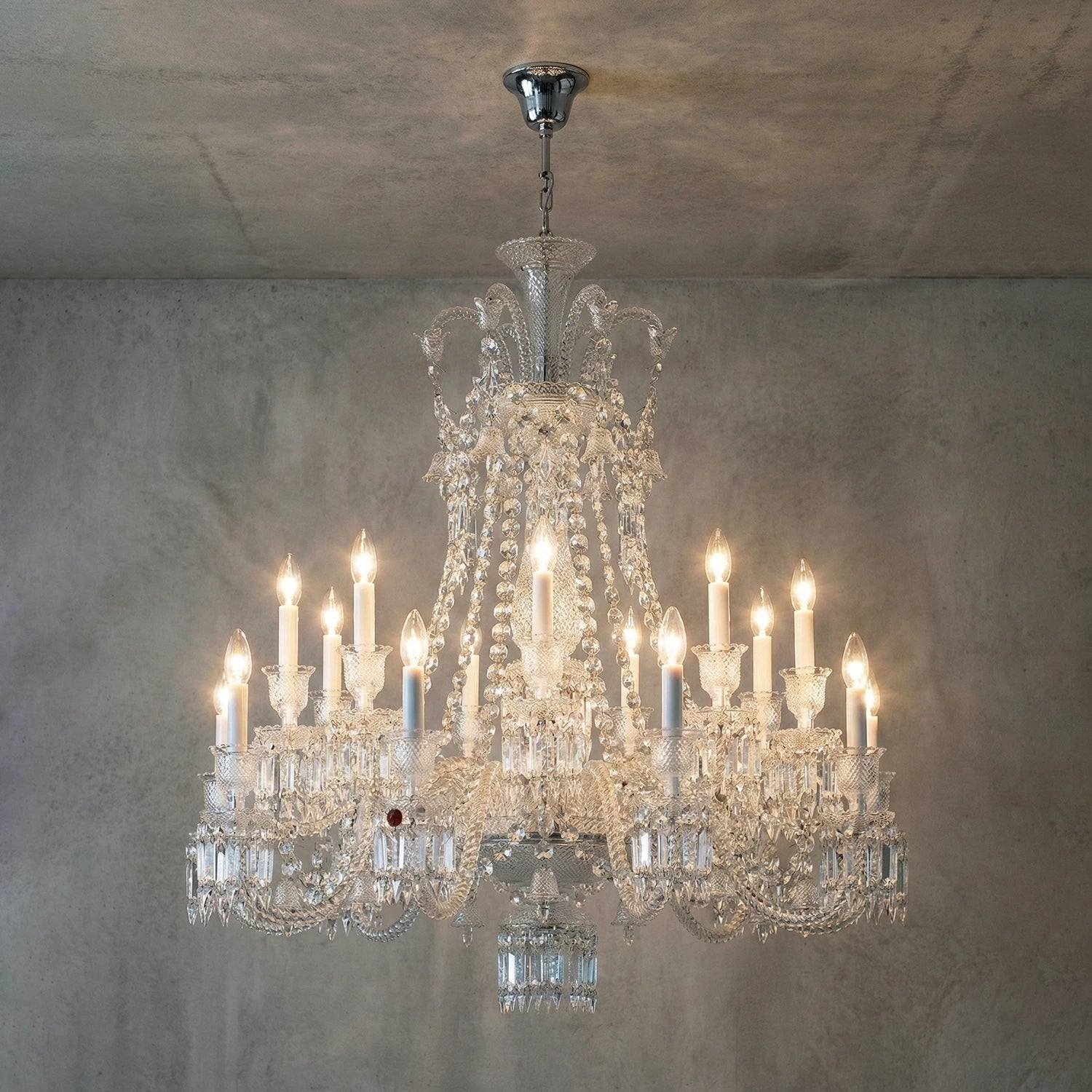 Brilliant Starry Crystal Chandelier - Brilliant Prismatic Refraction Detail | HoaiLamp
