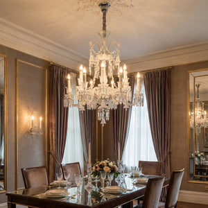 Brilliant Starry Crystal Chandelier - Majestic Ballroom Ceiling Fixture | HoaiLamp