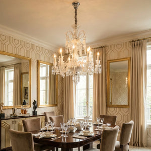 Brilliant Starry Crystal Chandelier - Sophisticated European Bistro Mood | HoaiLamp