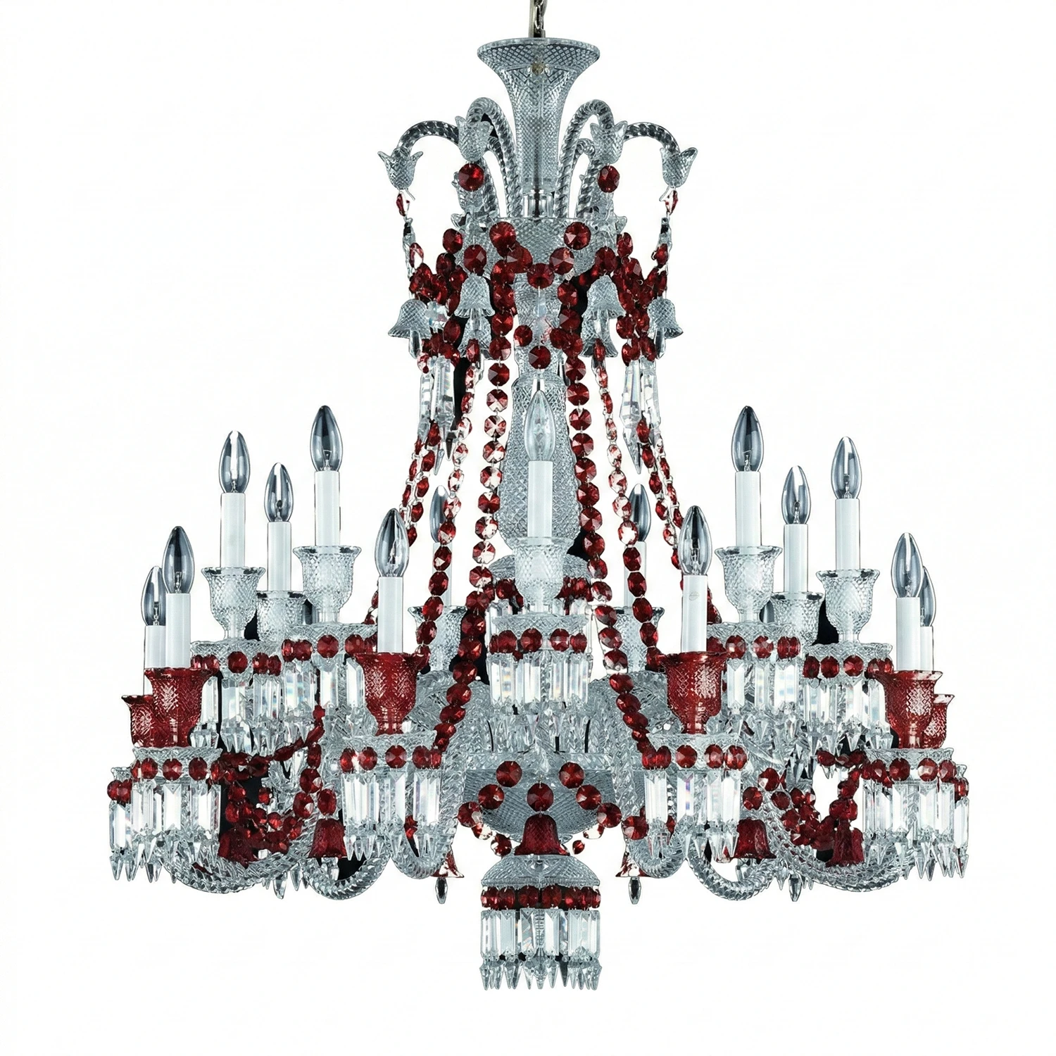 Brilliant Starry Crystal Chandelier - Magnificent Double Tier Grand Scale | HoaiLamp