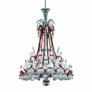 Brilliant Starry Crystal Chandelier - Colossal Tiered Cascading Silhouette | HoaiLamp
