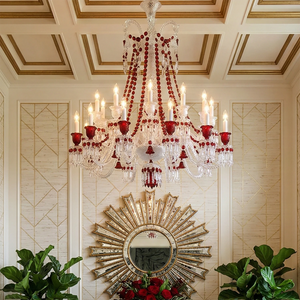 Brilliant Starry Crystal Chandelier - Sophisticated Dining Area Feature | HoaiLamp