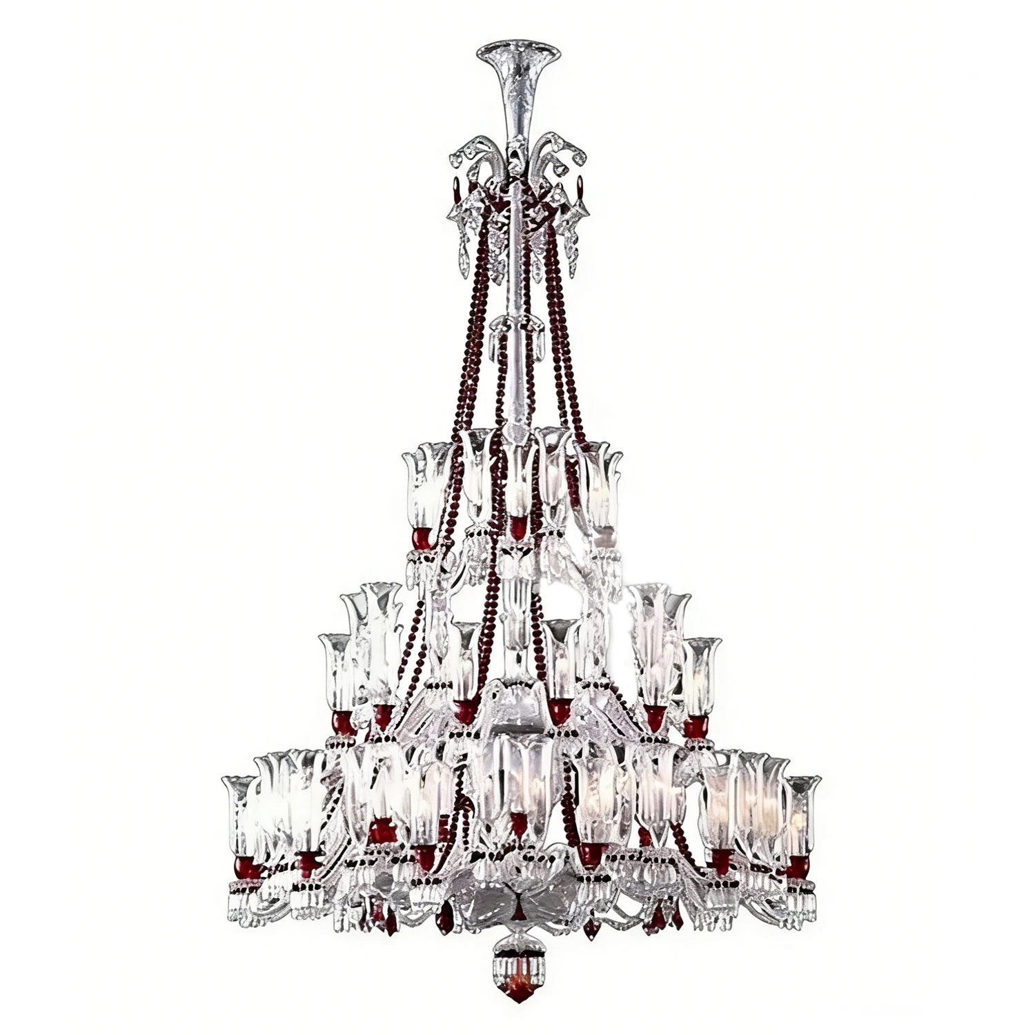 Brilliant Starry Crystal Chandelier - Towering Spire Crystal Masterpiece | HoaiLamp