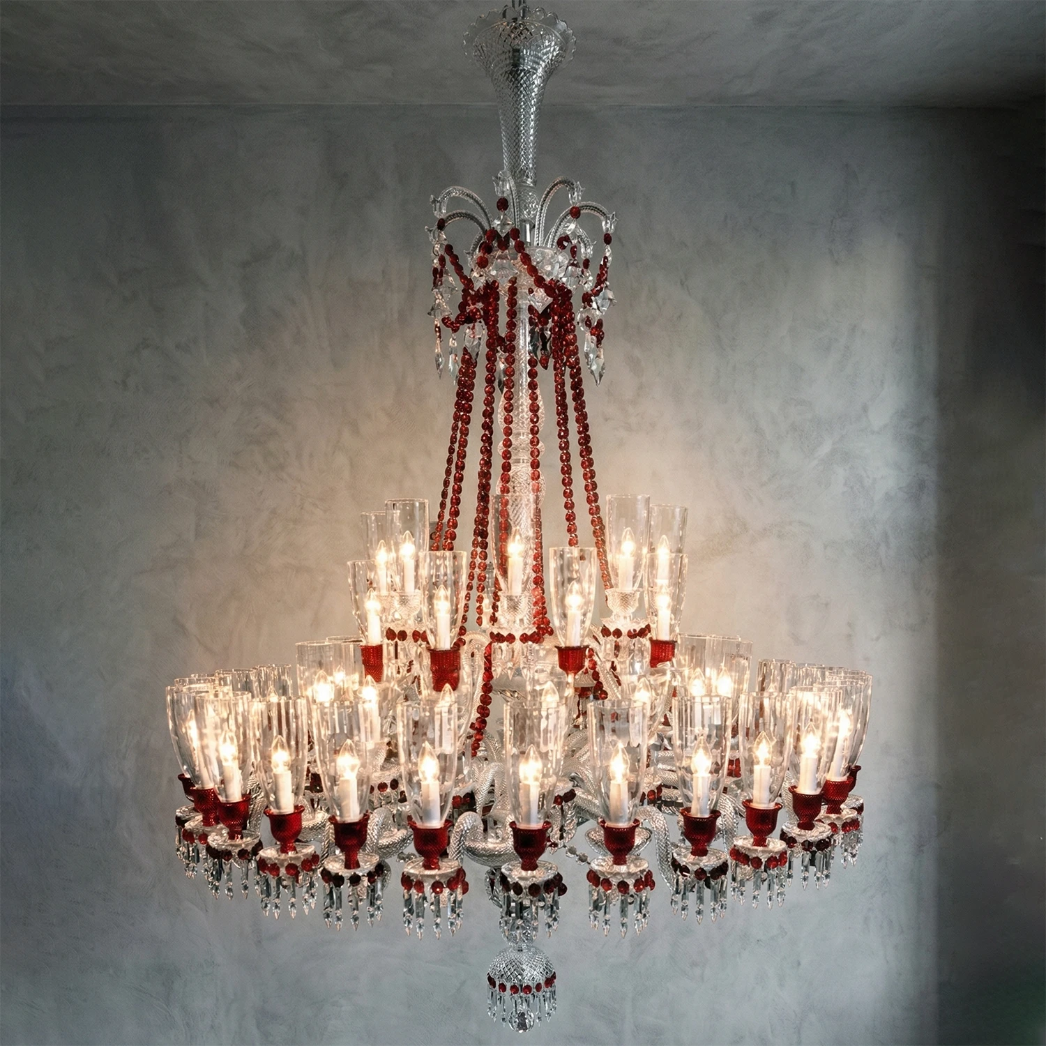Brilliant Starry Crystal Chandelier - Majestic Great Room Centerpiece | HoaiLamp