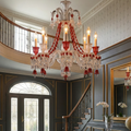 Brilliant Starry Crystal RED Chandelier