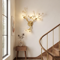 Bryony Frosted Glass Branch Wall Sconce