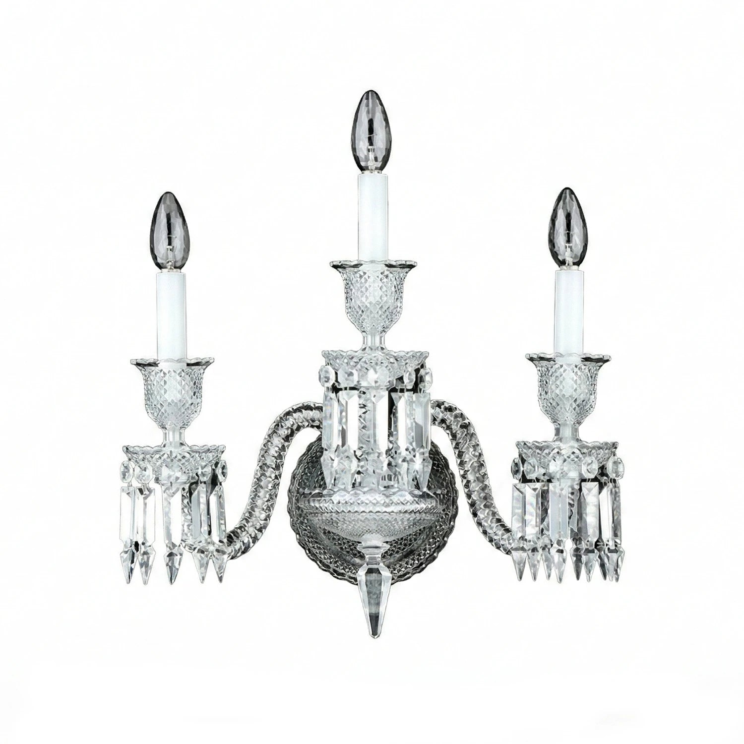 Caelum Apex Crystal Wall Lamp - Sophisticated Triple Arm Design | HoaiLamp