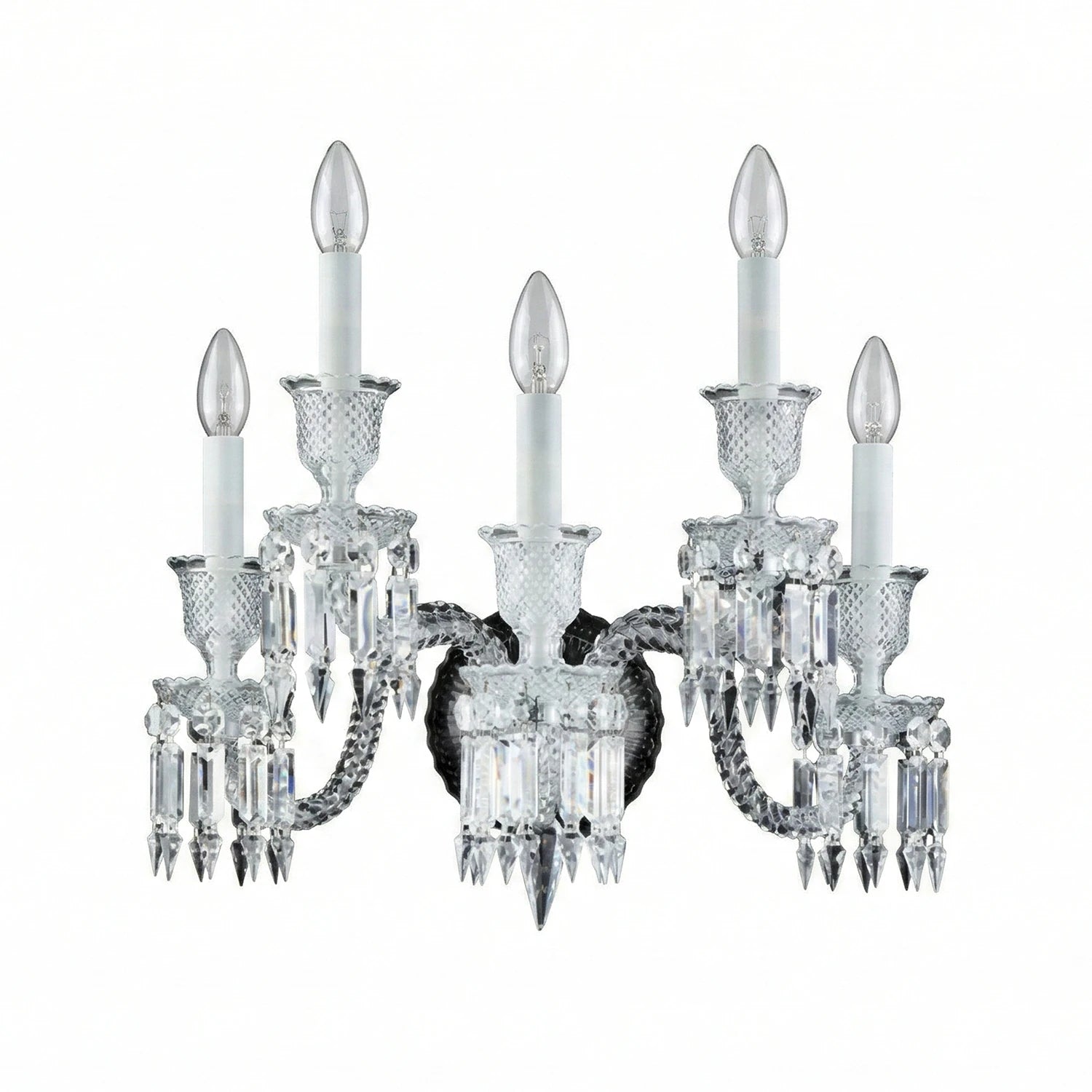 Caelum Apex Crystal Wall Lamp - Grand 5-Light Luxury Fixture | HoaiLamp