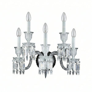 Caelum Apex Crystal Wall Lamp - Grand 5-Light Luxury Fixture | HoaiLamp