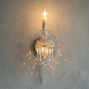 Caelum Apex Crystal Wall Lamp - Radiant Warm Single Glow | HoaiLamp