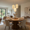 Capsule Shaped Alabaster Oval Pendant Lamp