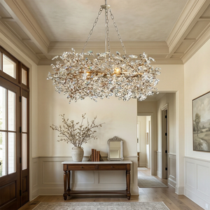Celestial Bloom Chandelier - Majestic Foyer Welcome | HoaiLamp