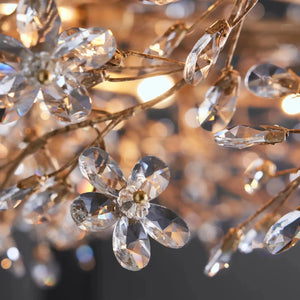 Celestial Bloom Chandelier - Diamond Faceted Sparkle | HoaiLamp