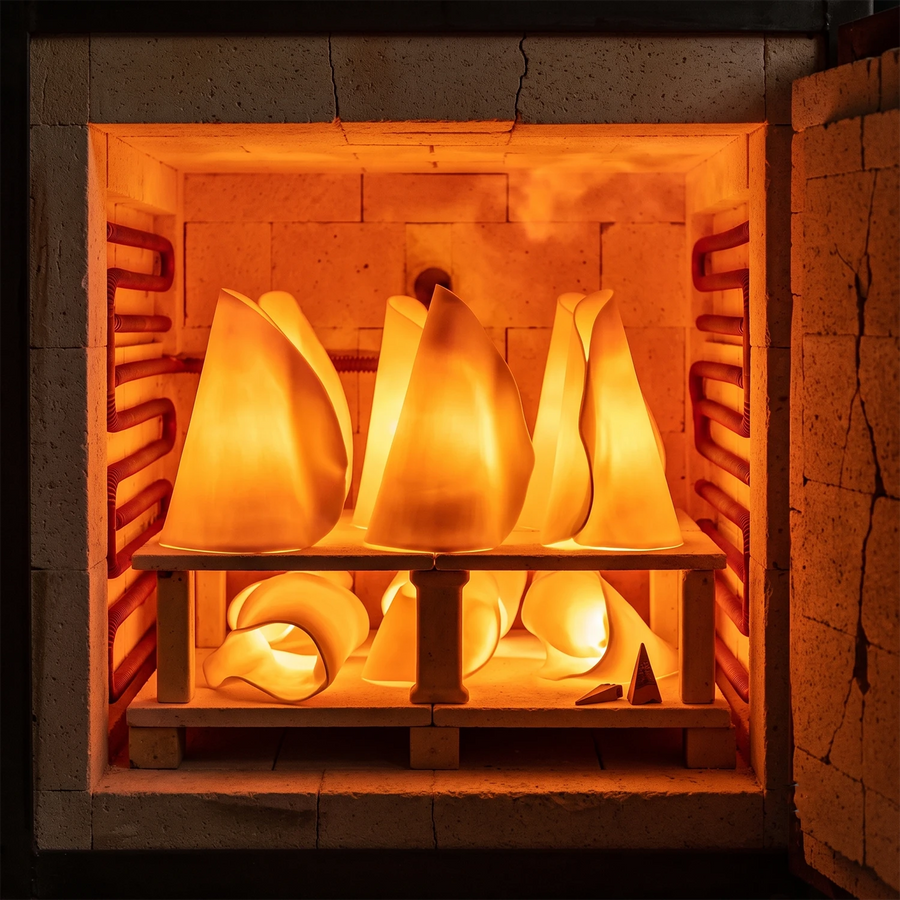 High-Temperature Kiln FiringPrecision fired for translucent durability.