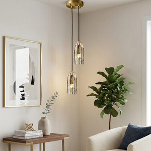 Chatelet Crystal Pendant - Elegant Foyer Trio | HoaiLamp