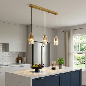 Chatelet Crystal Pendant - Modern Marble Kitchen Island | HoaiLamp