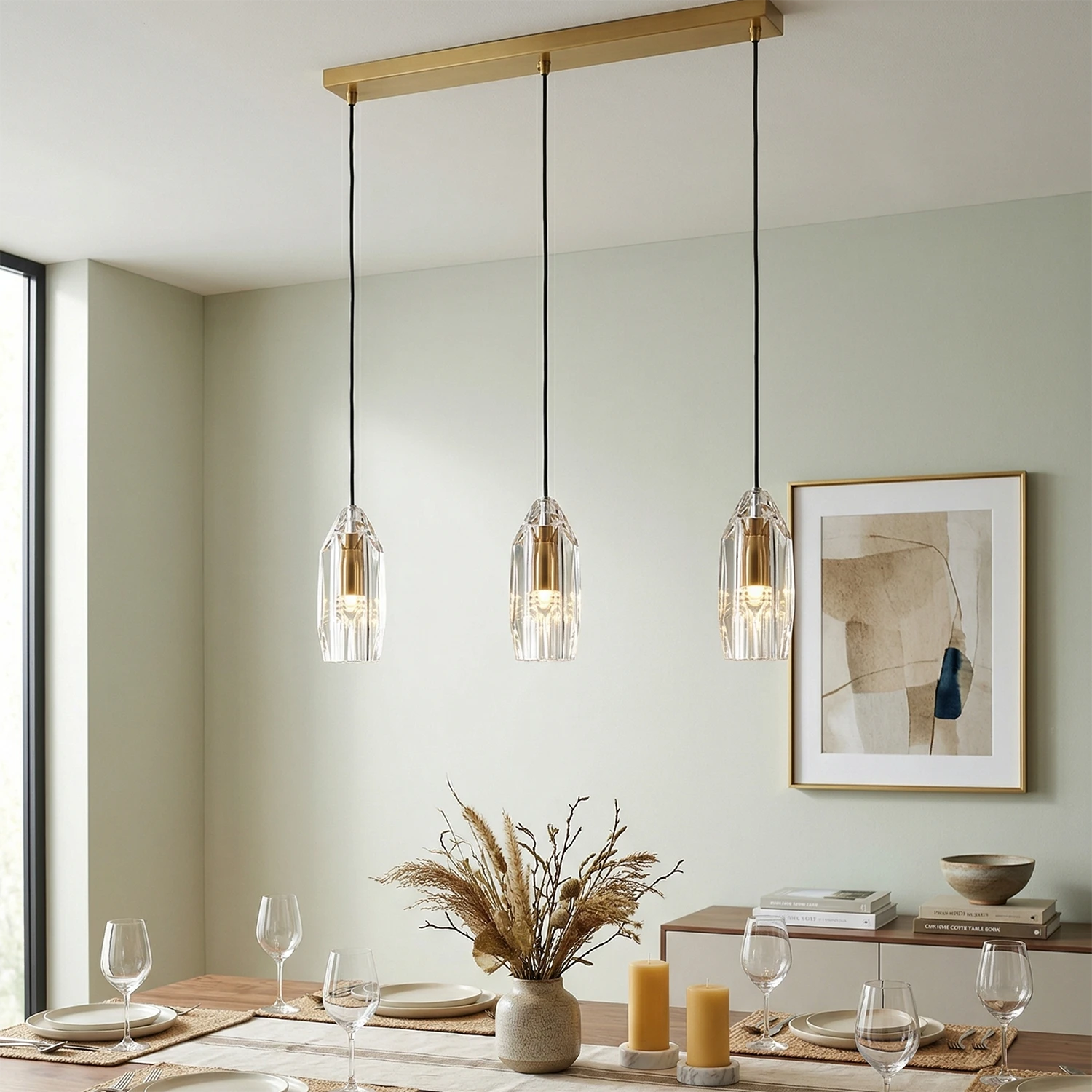 Chatelet Crystal Pendant - Grand Manor Living Room | HoaiLamp