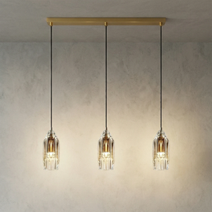 Chatelet Crystal Pendant - Radiance Triple Linear Effect | HoaiLamp
