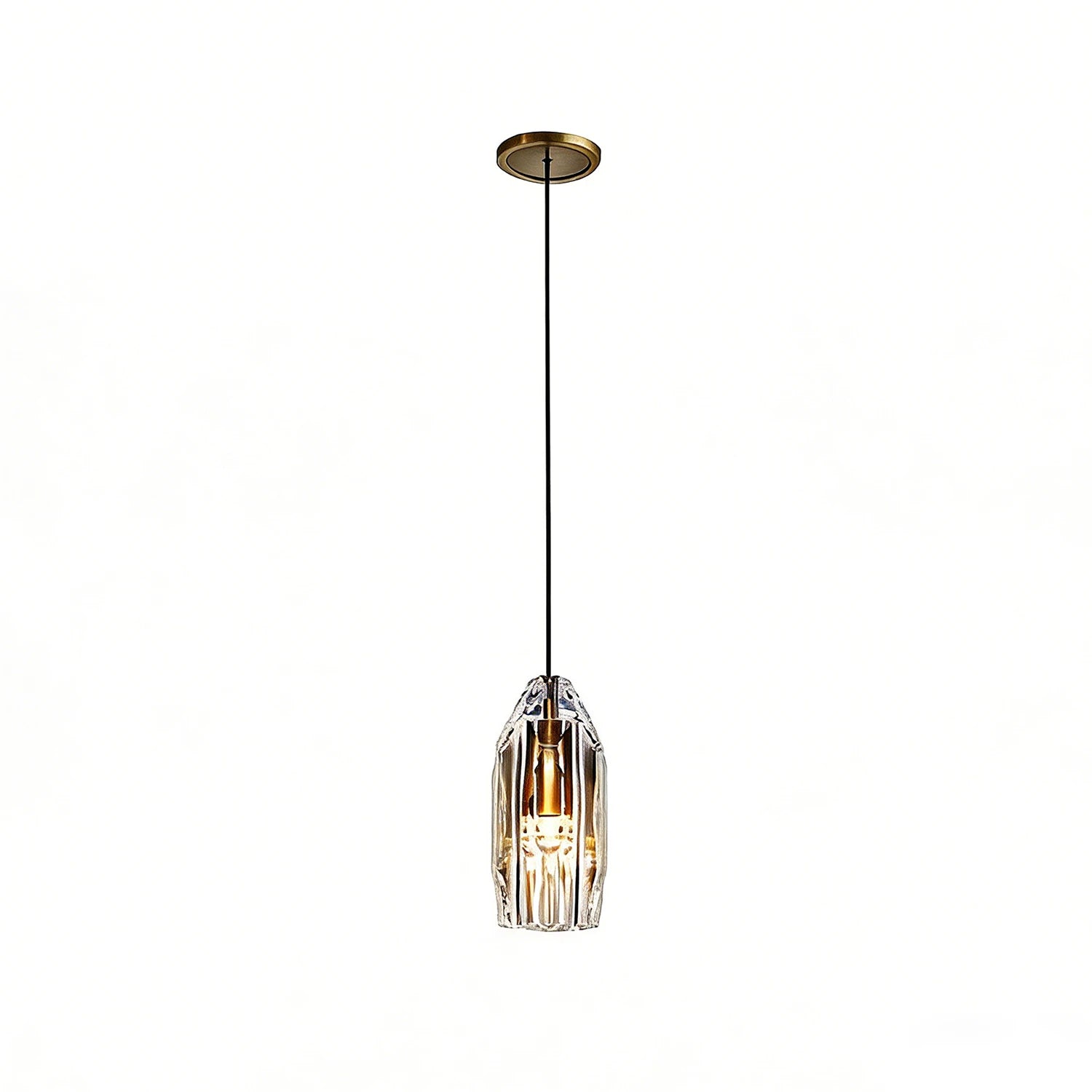Chatelet Crystal Pendant - Single Solitaire Profile | HoaiLamp