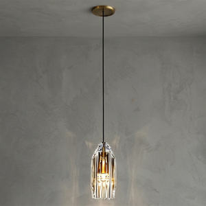 Chatelet Crystal Pendant - Industrial Stucco Radiance | HoaiLamp