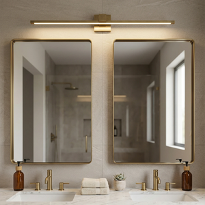 Corinth Brass Picture Light - Sophisticated Bathroom Vanity | HoaiLamp