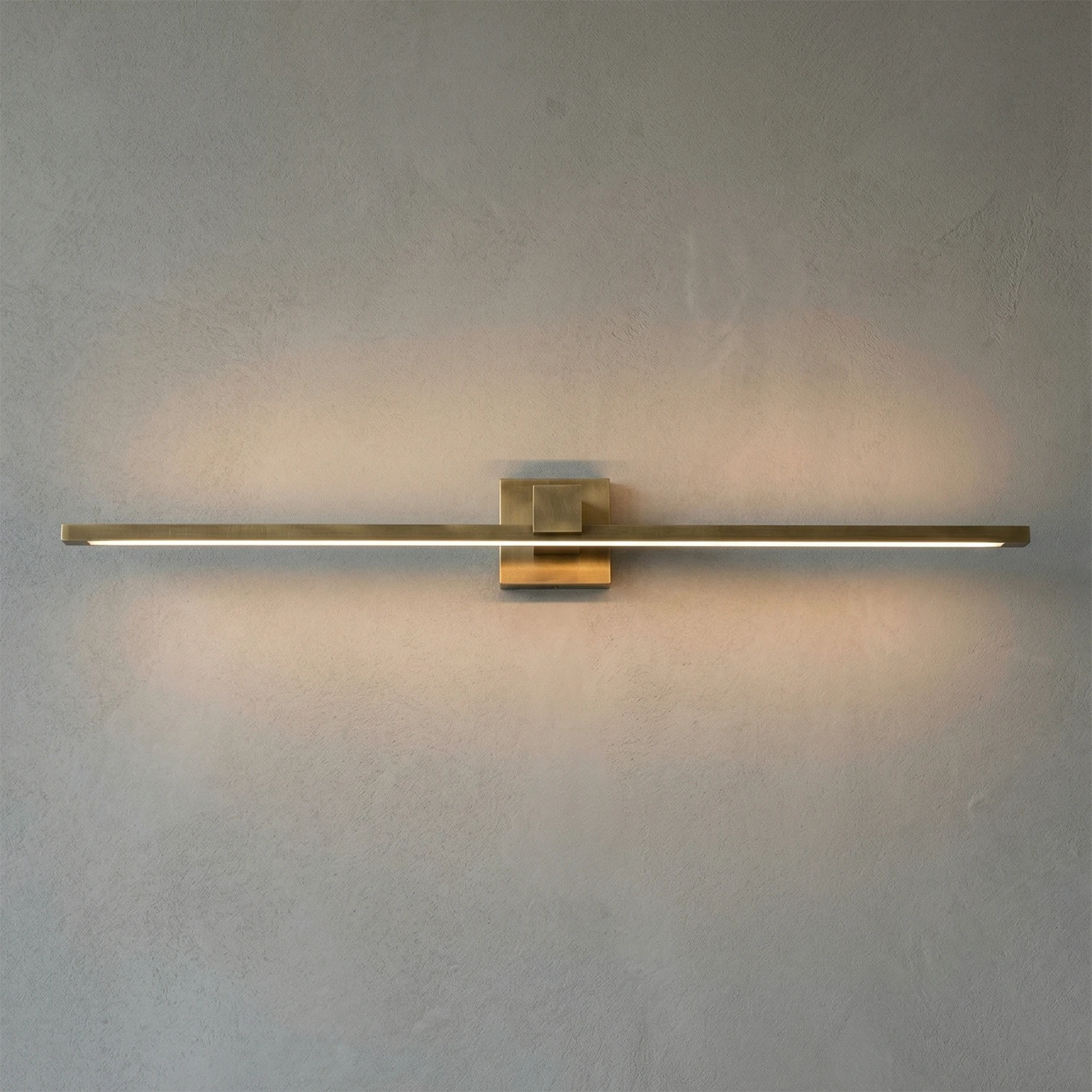 Corinth Brass Picture Light - Dramatic Shadow & Light Contrast | HoaiLamp