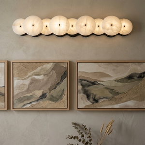 Cosmic Alabaster Sconce - Artistic Gallery Ambiance | HoaiLamp