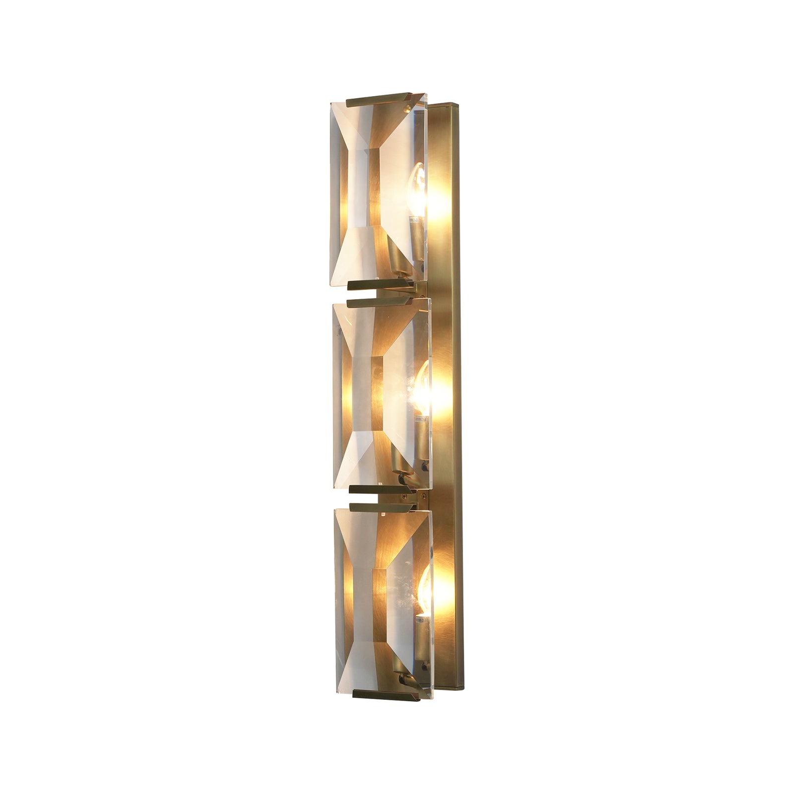 Crystal Rectangular Wall Lamp
