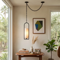 Cylindrical Alabaster Multi-light Pendant