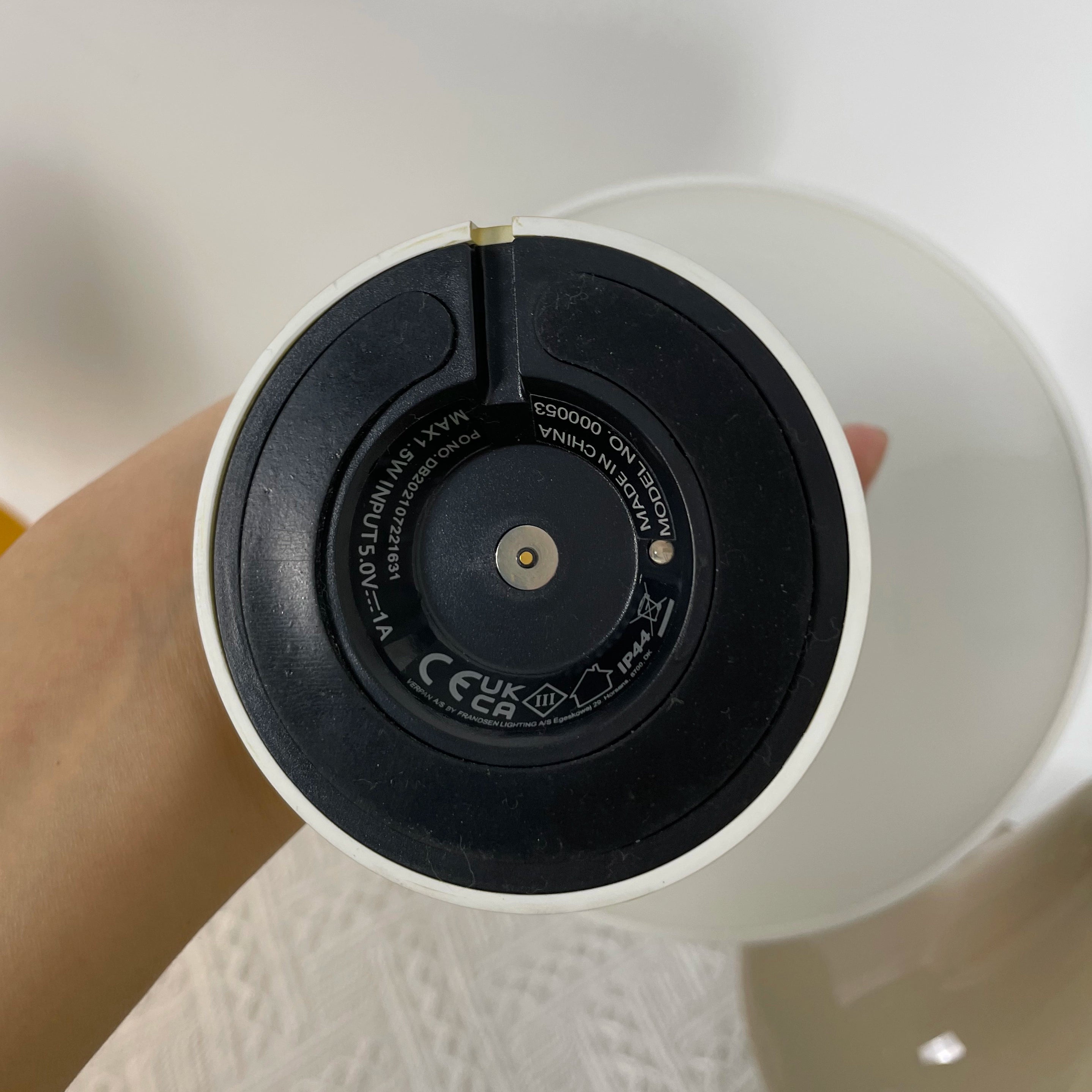 Danish "Bell" Portable Table Lamp - Anti-Slip Pad Base Hardware Technical Detail | HoaiLamp