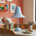 Danish "Bell" Portable Table Lamp - Playful Pastel Blue Kids Room Learning Desk | HoaiLamp